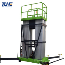 Double Person Construction Aluminum Alloy Hydraulic Lifting Platform Aerial Elevated Work Platform  Portable Lift